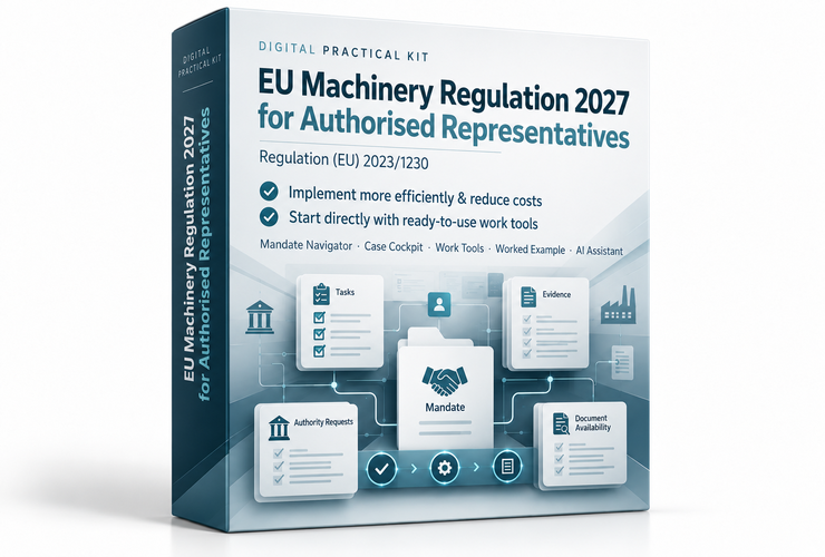 EU Machinery Regulation 2027 for Authorised Representatives – Complete Practical Kit