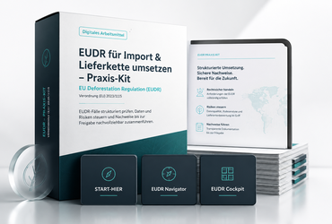 EUDR Praxis-Kit mit Navigator, Cockpit und Arbeitsmitteln