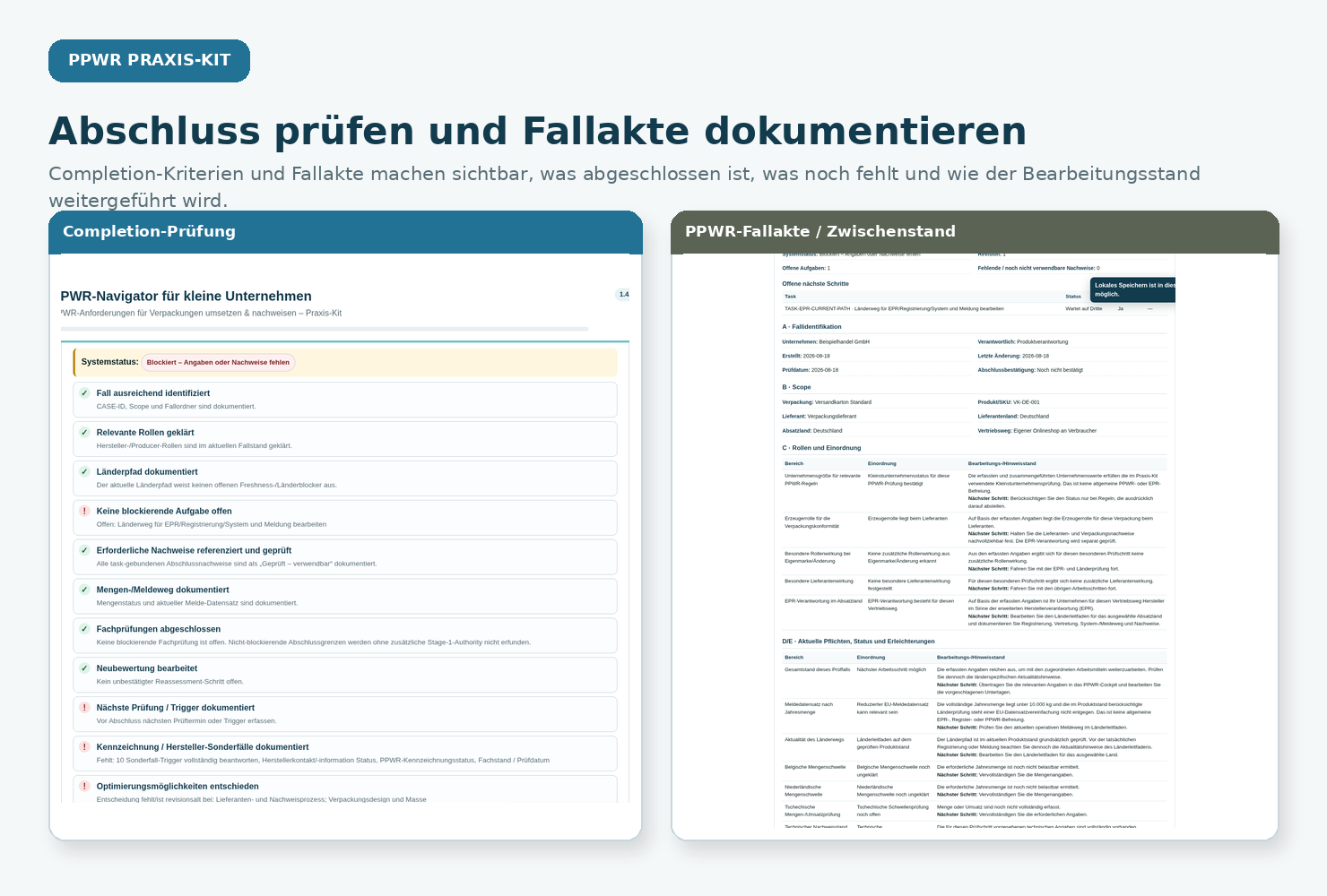 PPWR Produktvorschau: Worktool