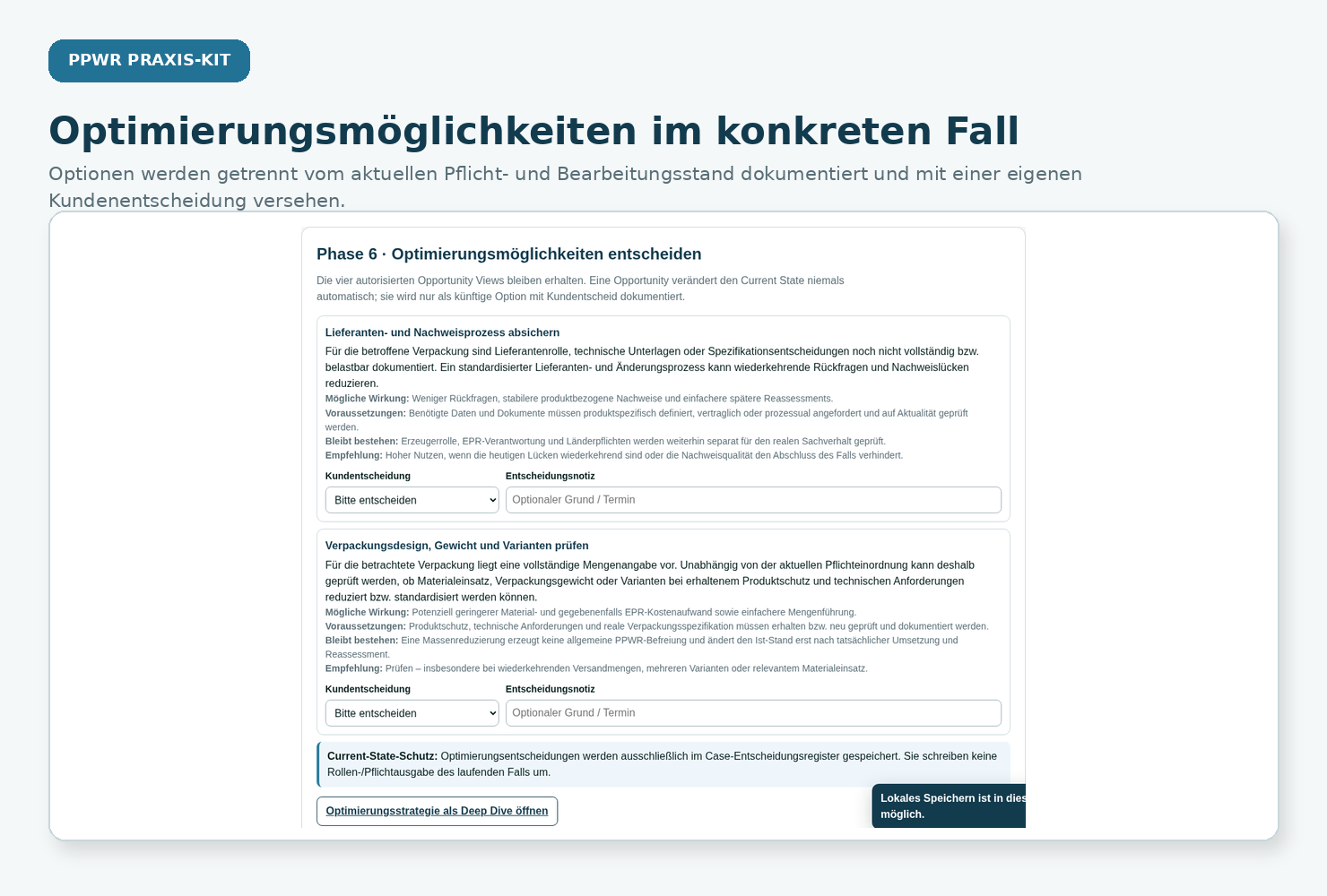 PPWR Produktvorschau: Länderleitfaden