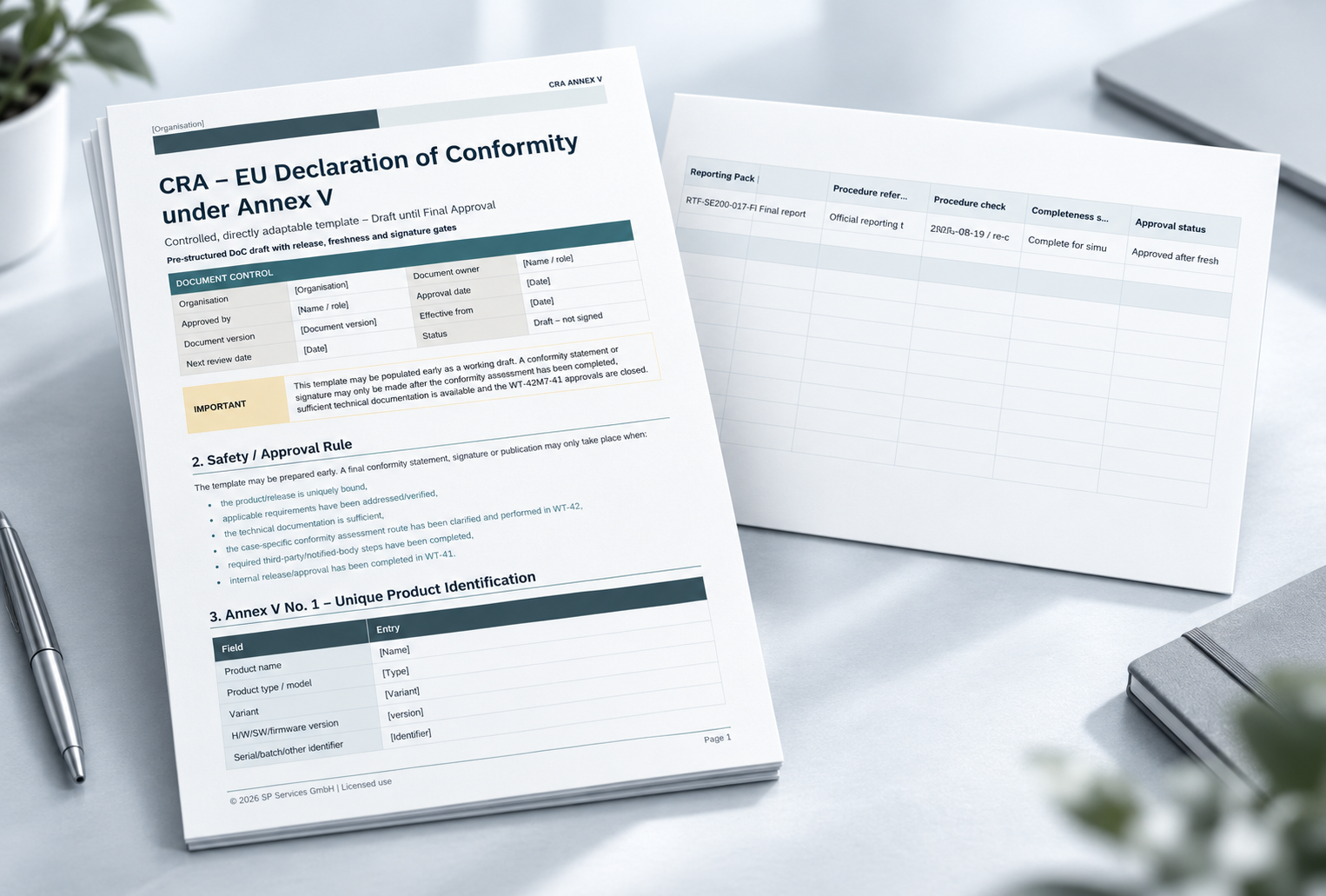 EU Declaration of Conformity under Annex V